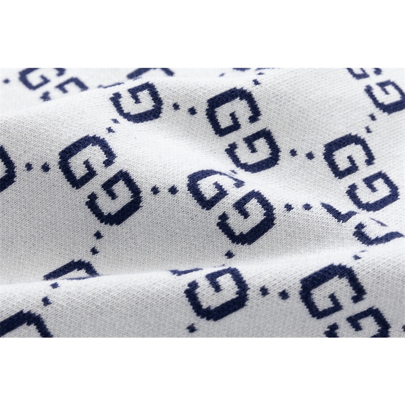 Gu Áo Sweater Đa Năng Đơn Giản Đa Năng Biểu Tượng Đôi G Công Nghiệp Nặng Sang Trọng Tươi Tắn