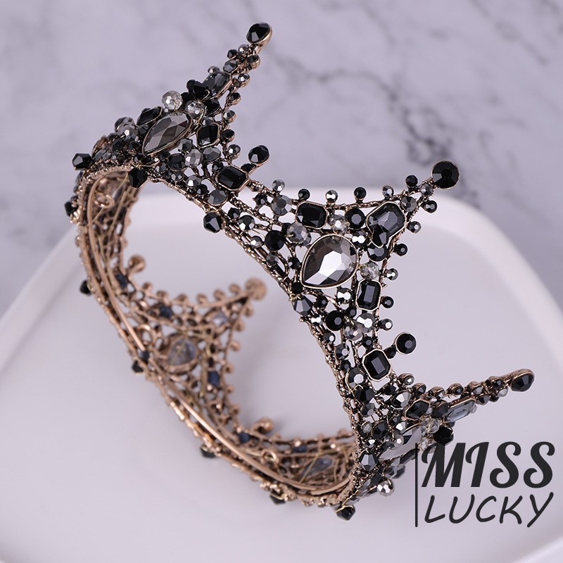 Vương miện cài tóc đính đá thời trang cho nữ