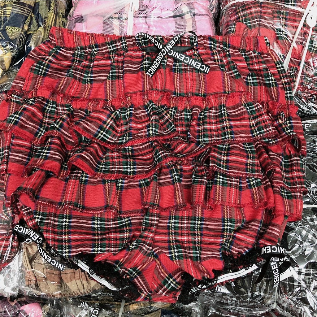 quần tầng carro viền ren xinh u