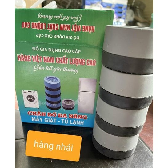 [Hàng Loại 1] 1 Bộ 4 Chân Kê Máy Giặt TabiHome Đế Cao Su Chống Rung, Chống Trượt, Chống Ồn Cực Hiệu Quả