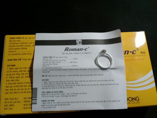 Royalpluz-  Hàng thay thế Roman - C ( sữa ong chúa, vit C, vit E) sáng da | Thế Giới Skin Care