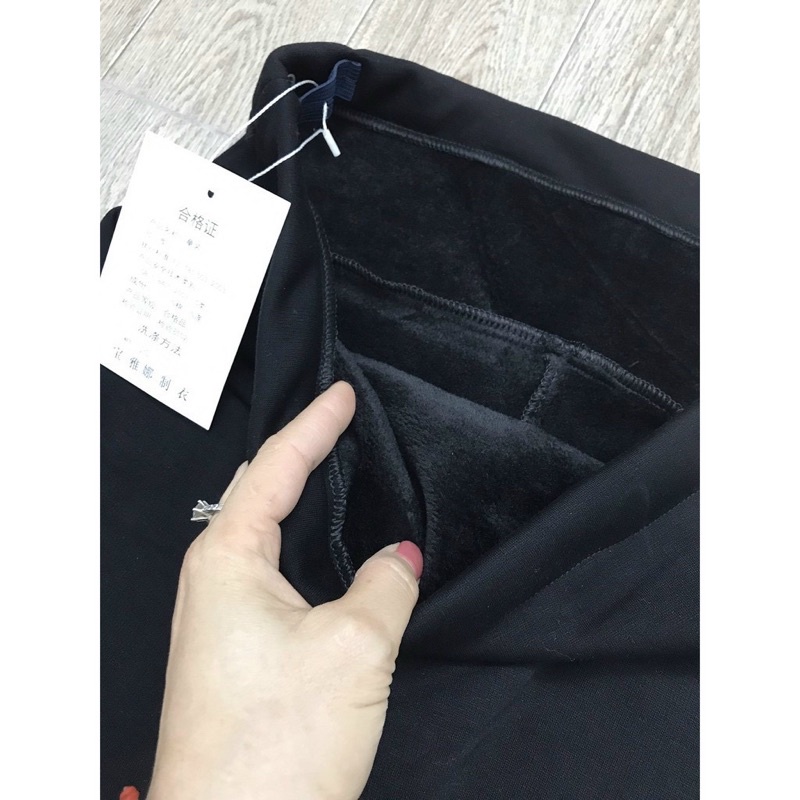 Quần bầu lót lông siêu ấm full size tới 80kg ( ảnh thật đăng kèm)