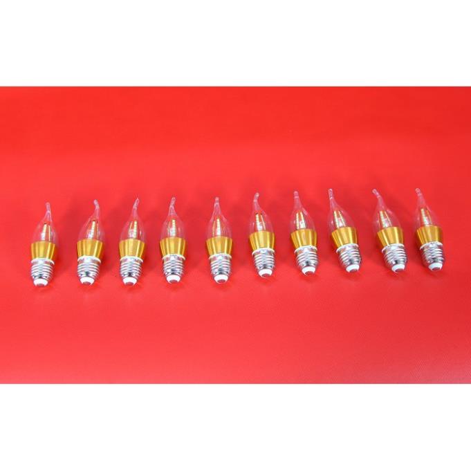 Bộ 20 bóng đèn LED C35 4w hình nến đổi màu đui E27
