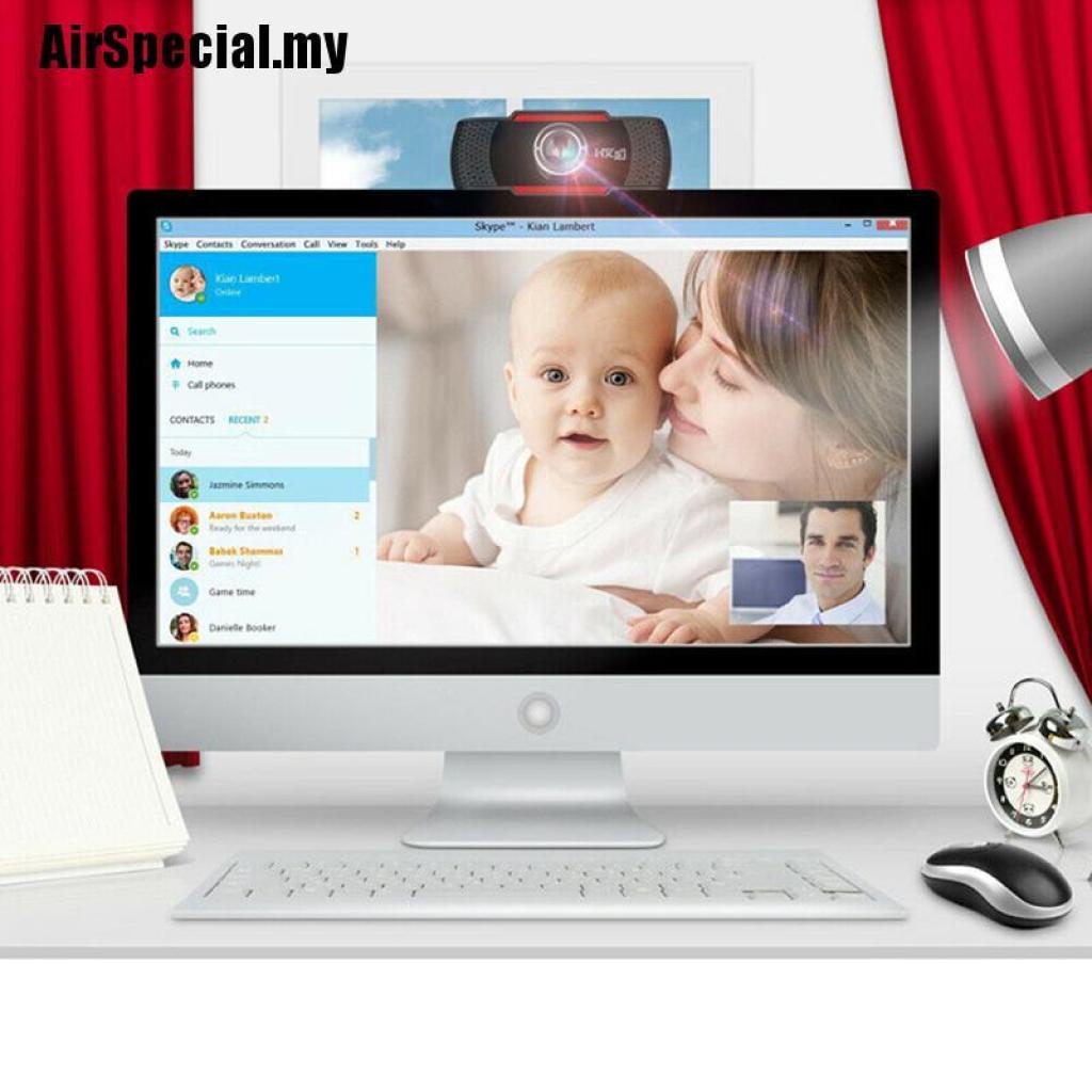 Webcam 480P HD 12MP USB 2.0 tự động có MIC cho Skype PC Android TV 30fps | BigBuy360 - bigbuy360.vn