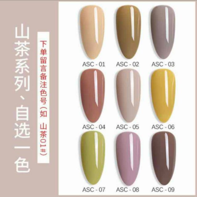 Sơn gel As chai đỏ mã ASC