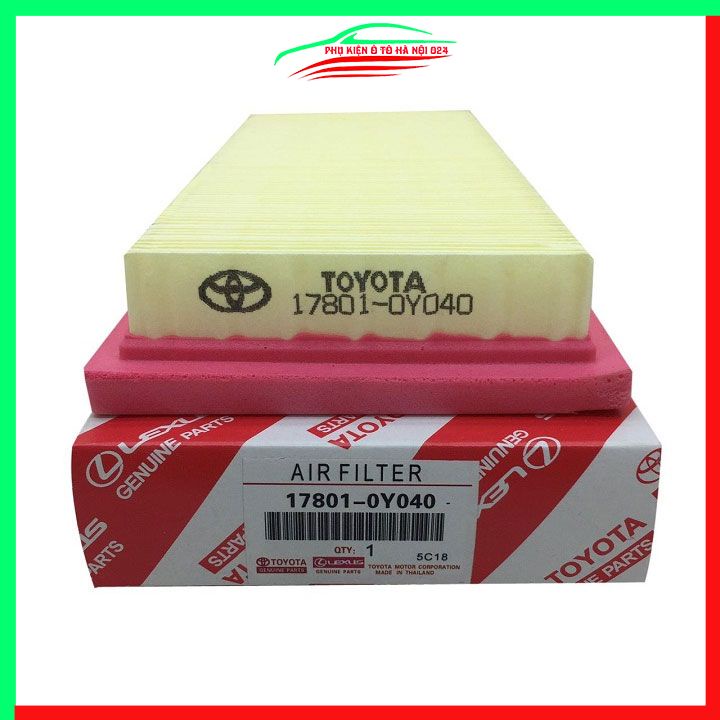 Lọc gió động cơ ô tô Toyota Vios, Altis, Yaris 2014-2020 Mã 17801-0Y040