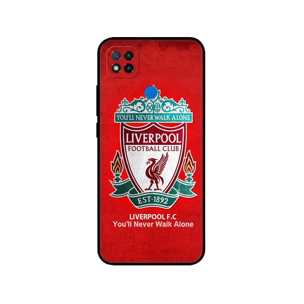 Ốp Điện Thoại Silicon tpu Mềm Đen Hình Câu Lạc Bộ Bóng Đá Châu Âu Cho xiaomi redmi 9C NFC 9A 7A Poco M3 Pro