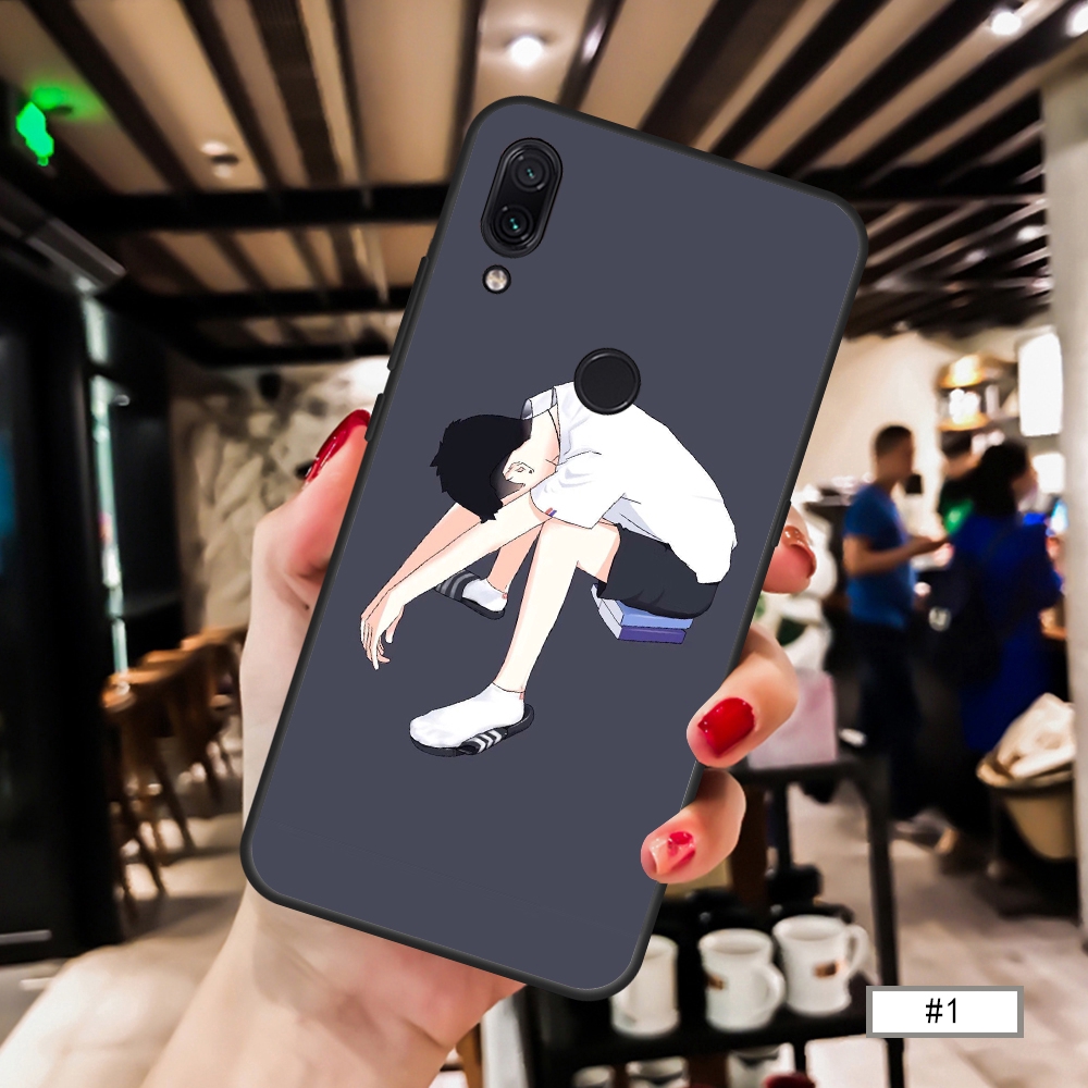 Ốp điện thoại TPU dẻo hình nam phong cách cho Xiaomi Redmi Note8 Note7 Pro 8A 7A 6A 5 plus S2
