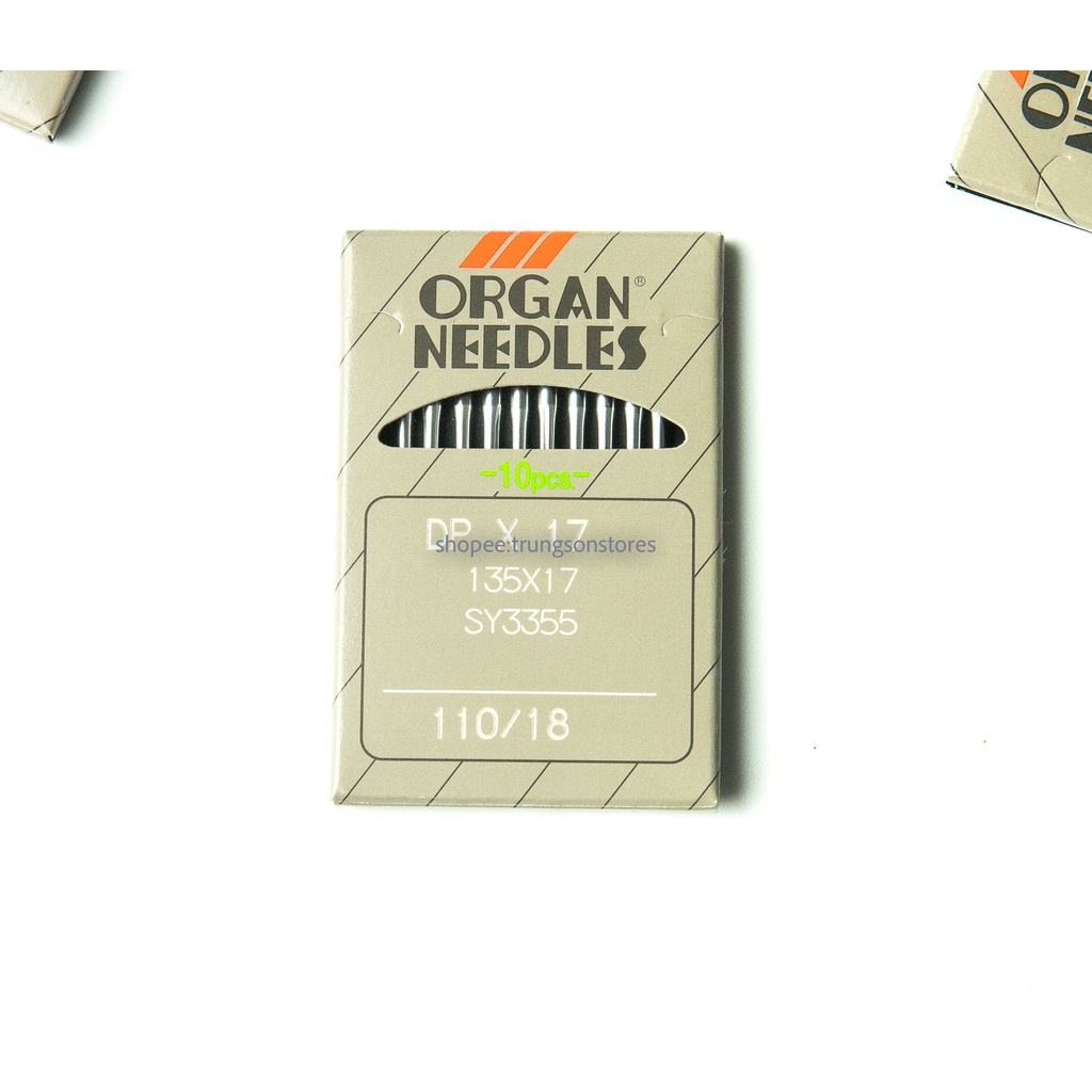 kim máy may công nghiệp nhật DPx17-110/18 máy 0303, máy đính 1900, 2 kim ổ to (10 cây )