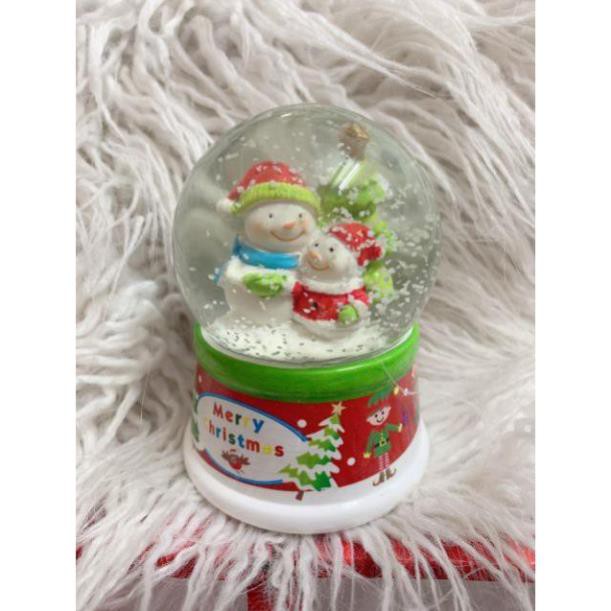 Quả Cầu Tuyết Giáng Sinh/Noel 9.5cm