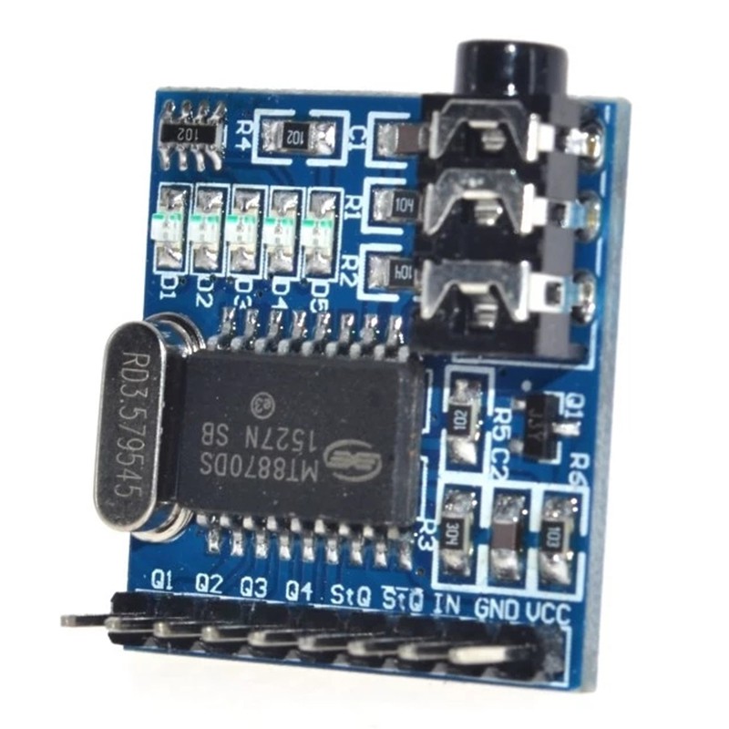 Set 1 / 2 Mô-Đun Điều Khiển Giọng Nói MT8870 DTMF MT8870 DTMF Cho Điện Thoại