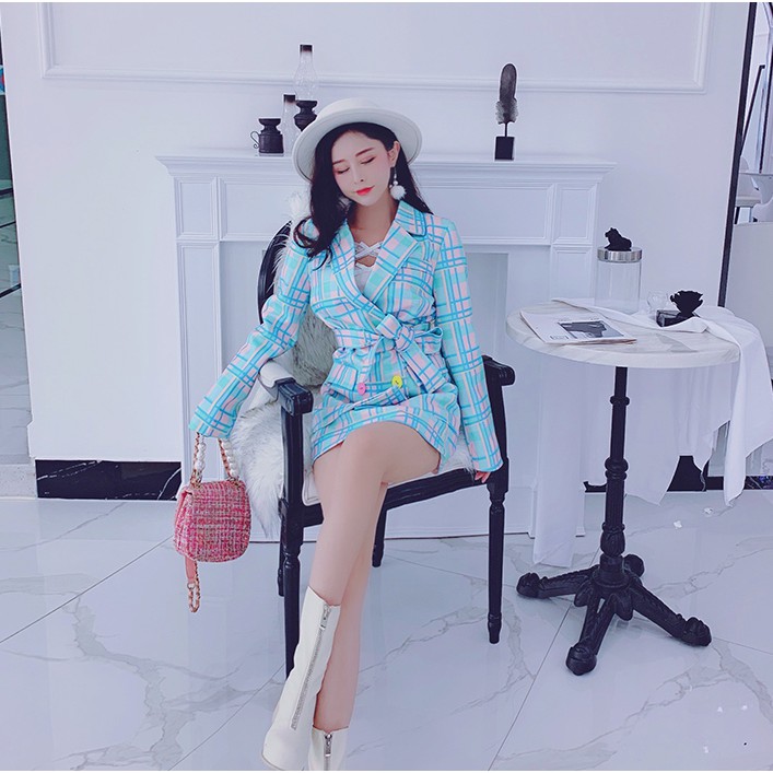 Sét bộ vest nữ mùa đông Emilyshop ulzzang