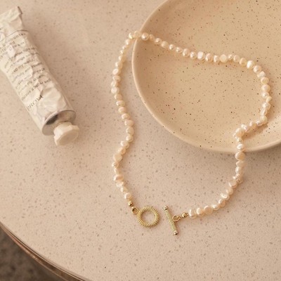 Vòng Cổ Hạt Ngọc Trai Khóa OT Size 6ly Sang Trọng, Thanh Lịch - Ngọc Trai Trường Thịnh