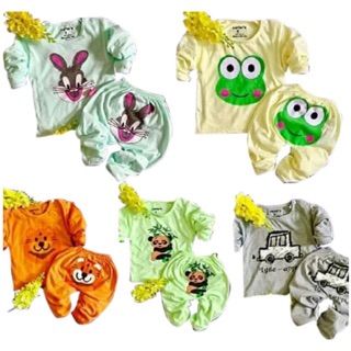 Combo 25 bộ dài tay cotton cho bé