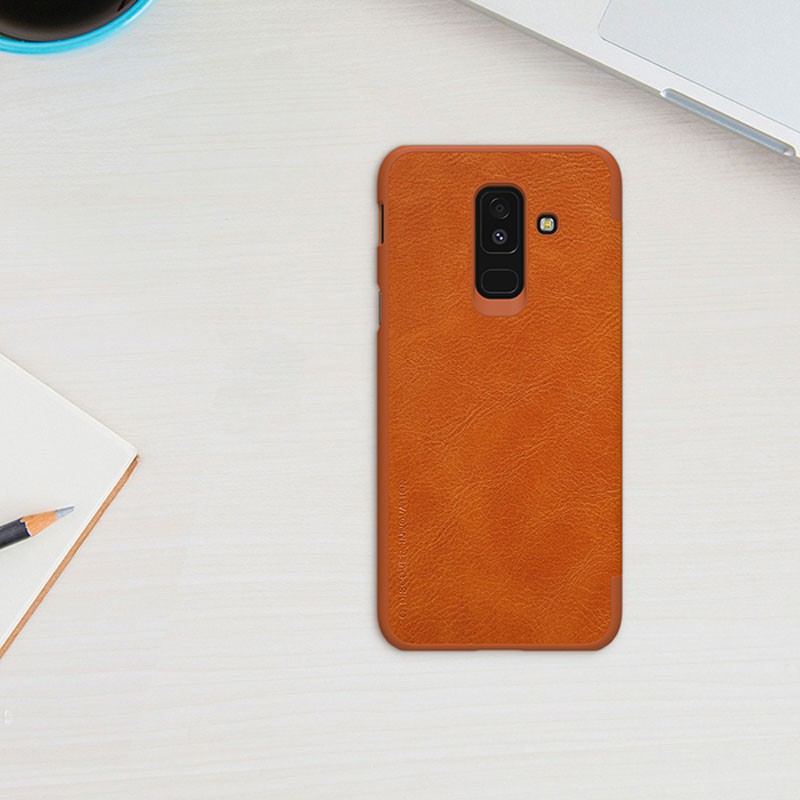 Bao da Cao cấp Nillkin QIN cho Samsung Galaxy A6 2018