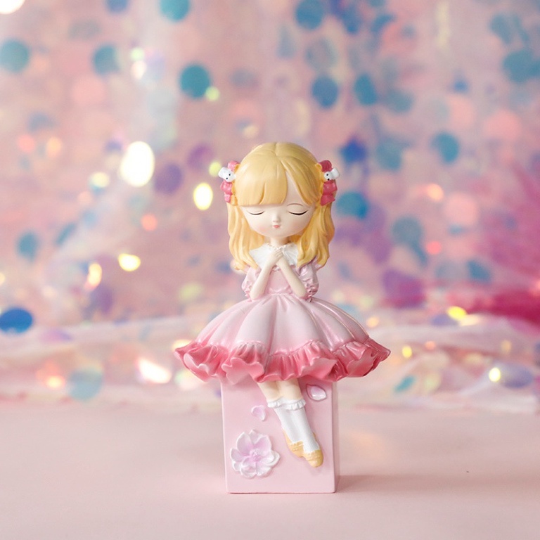 búp bê trang trí banh kem [FREESHIP❤️] tượng em bé gái