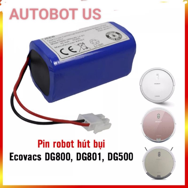 Pin Robot hút bụi Ecovacs Deebot DG800/DG801/DG500