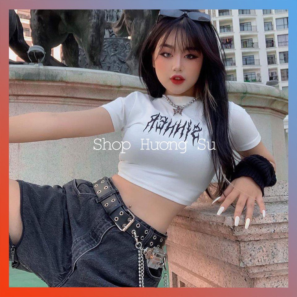 AO CROPTOP NGẮN TAY TÔN DÁNG-HươngSu | BigBuy360 - bigbuy360.vn