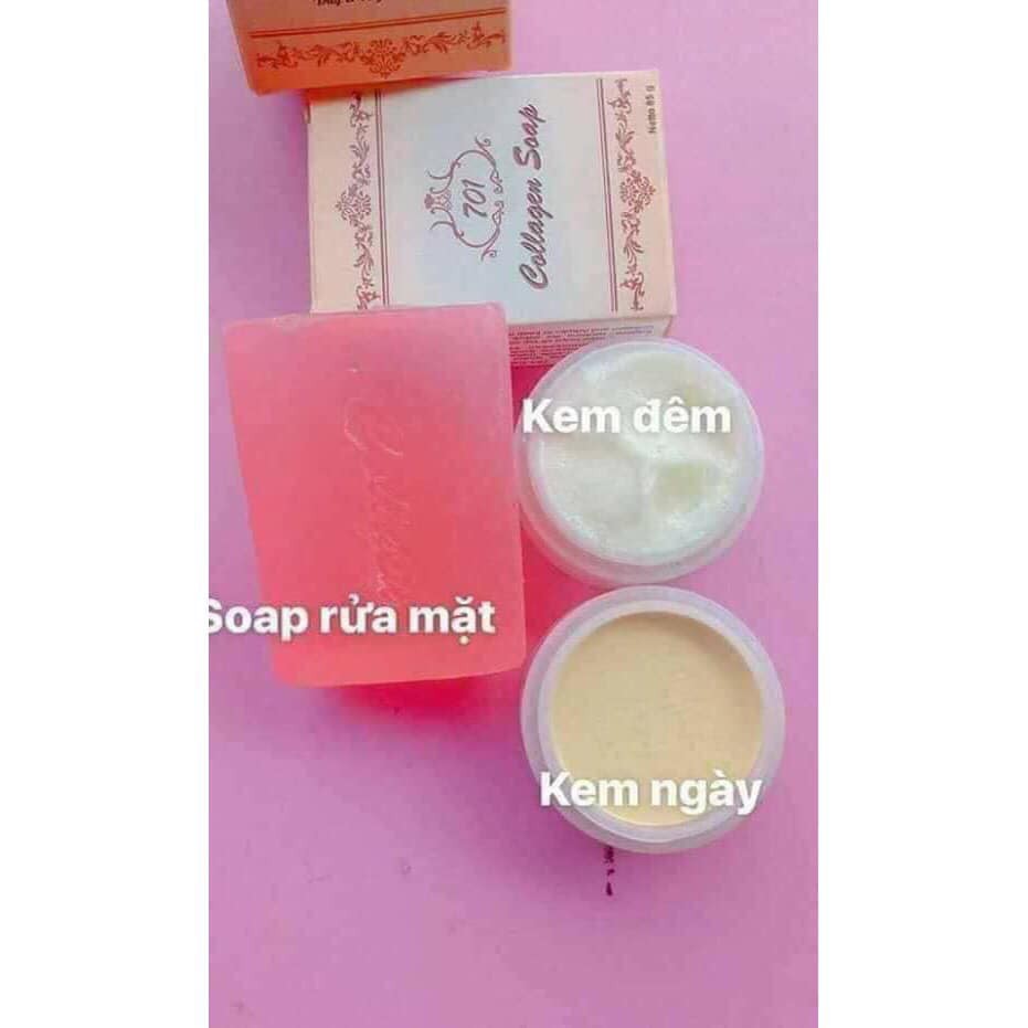 Cam Kết Hàng Chuẩn Kem Ngày Và Đêm Face Collagen Plus Vit E