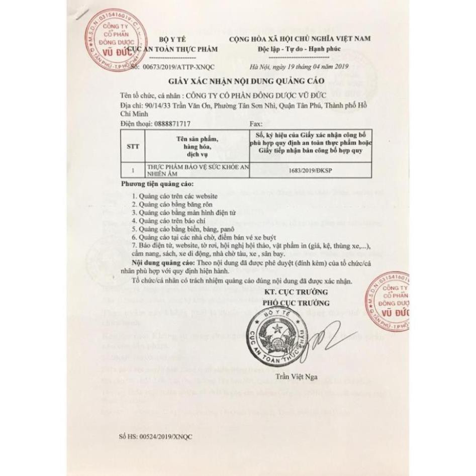 AN NHIÊN ẨM: Giảm Gan Nhiễn Mỡ, Máu Nhiễm Mỡ, Men Gan Cao, Guot, Thải Độc, Đông Dược Vũ Đức. | BigBuy360 - bigbuy360.vn