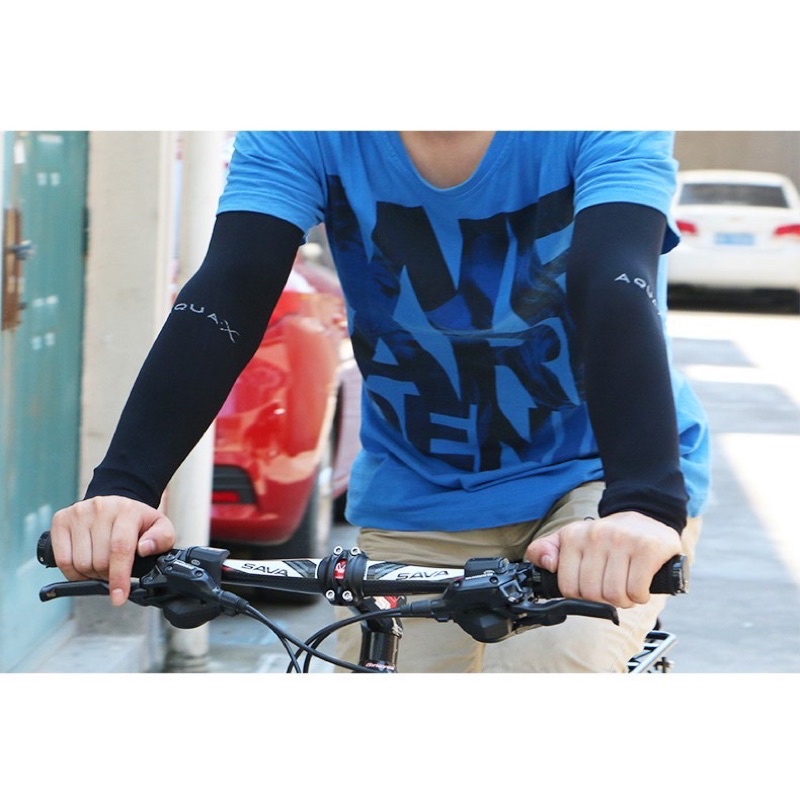 Găng tay chống nắng thể thao, ống tay che nắng AquaX hàng cao cấp - LYLYSPORTS