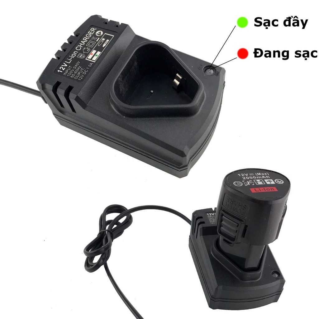 Đế Sạc Pin 12v - sạc pin 12v máy khoan pin
