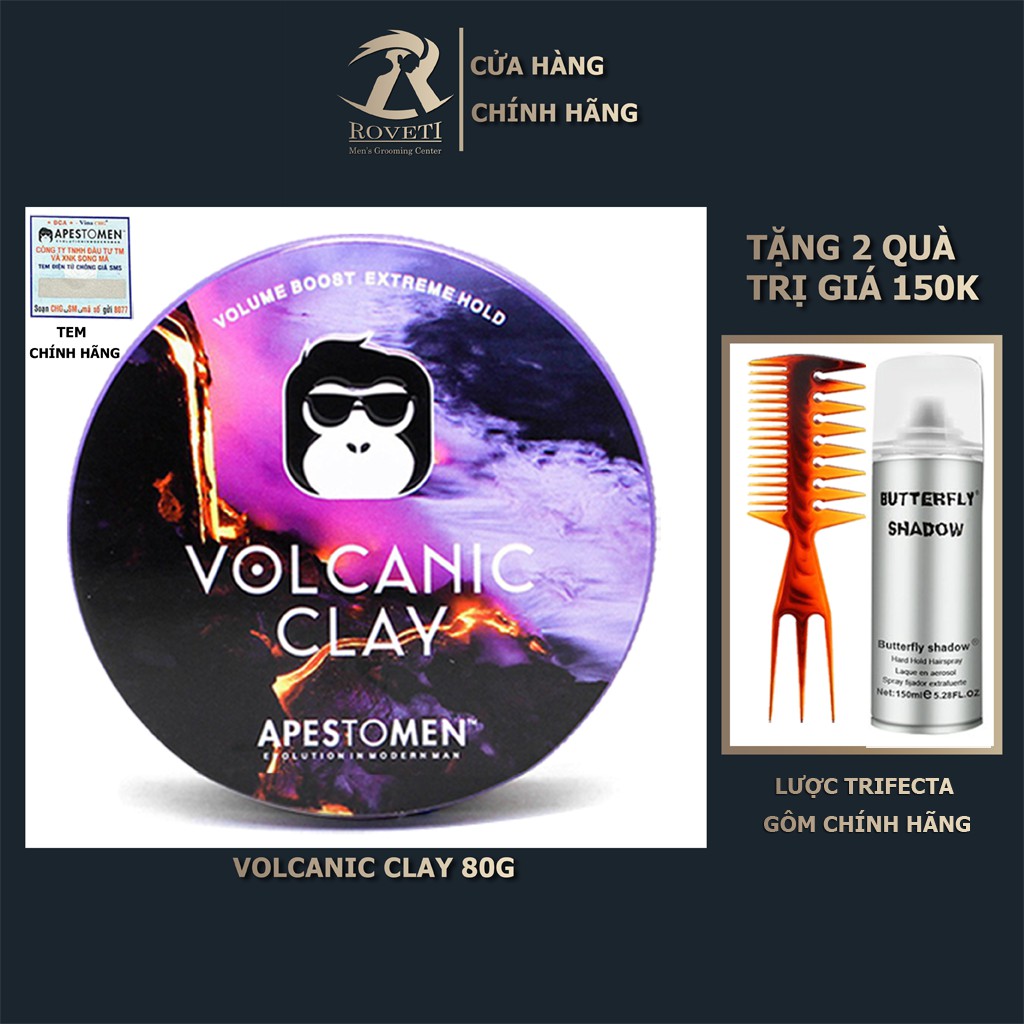 [Chính hãng] Sáp vuốt tóc Volcanic Clay Apestomen bản mới 2021