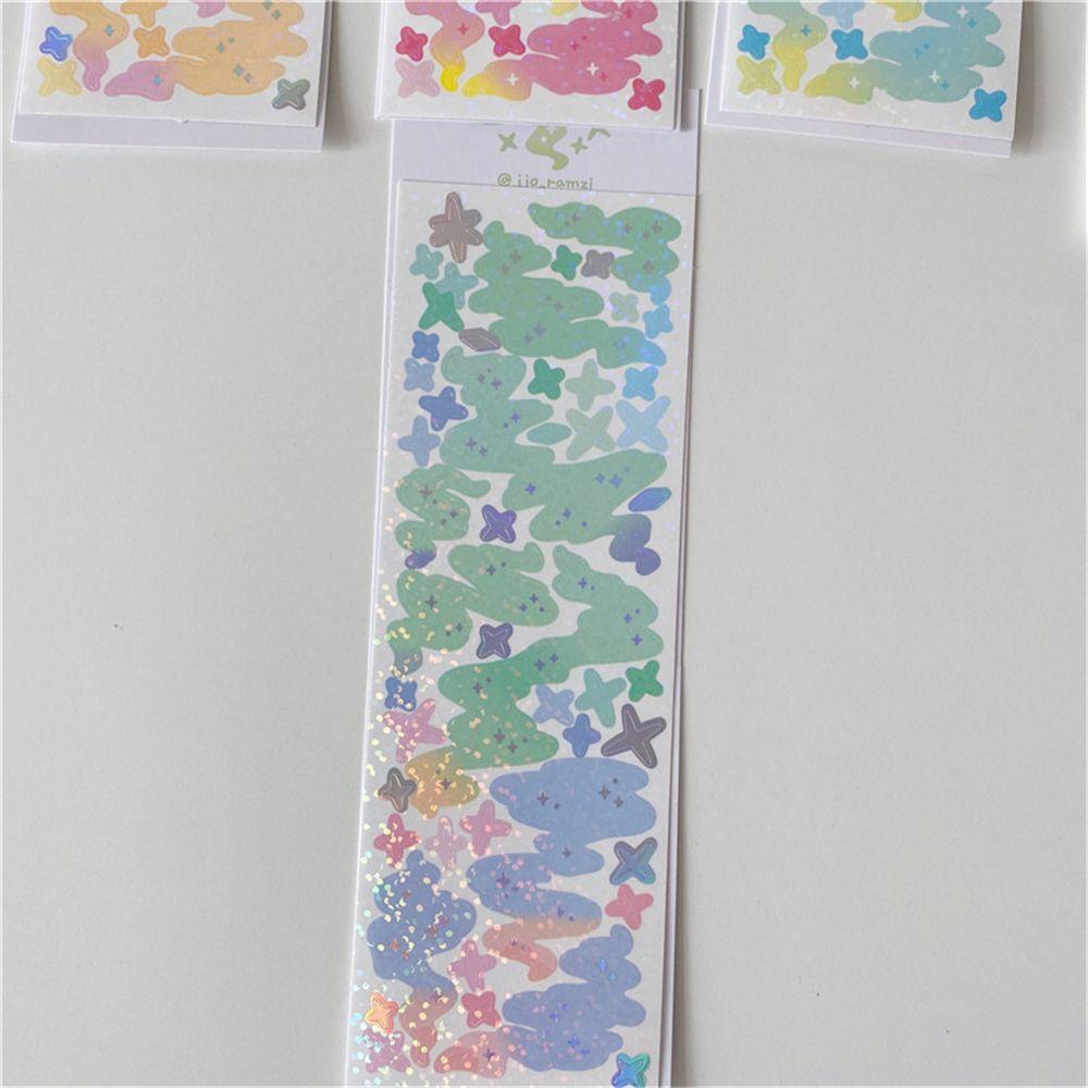 PISTA Set 2 Sticker Dán Trang Trí Sổ Tay DIY Hình Làng Quê