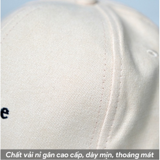 Nón kết lưỡi trai thêu chữ Memorie phong cách Ulzzang Hàn Quốc form unisex cho nam nữ N16