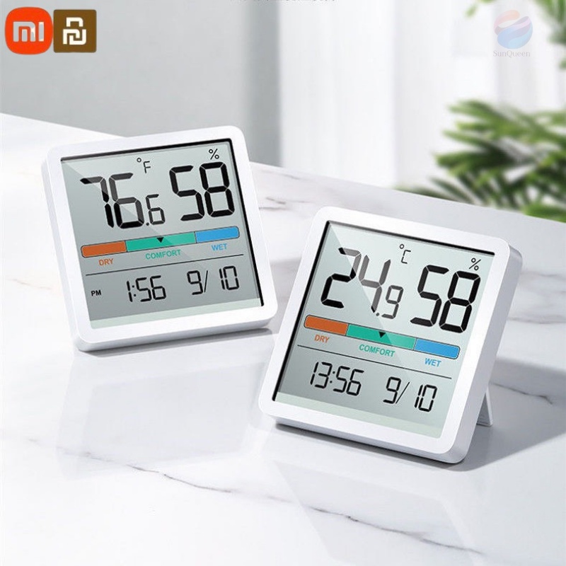 Nhiệt Ẩm Kế Xiaomi Đồng Hồ MIIIW NK5253 Thông Minh Tiện Dụng LCD 3.34 inch SunQueen