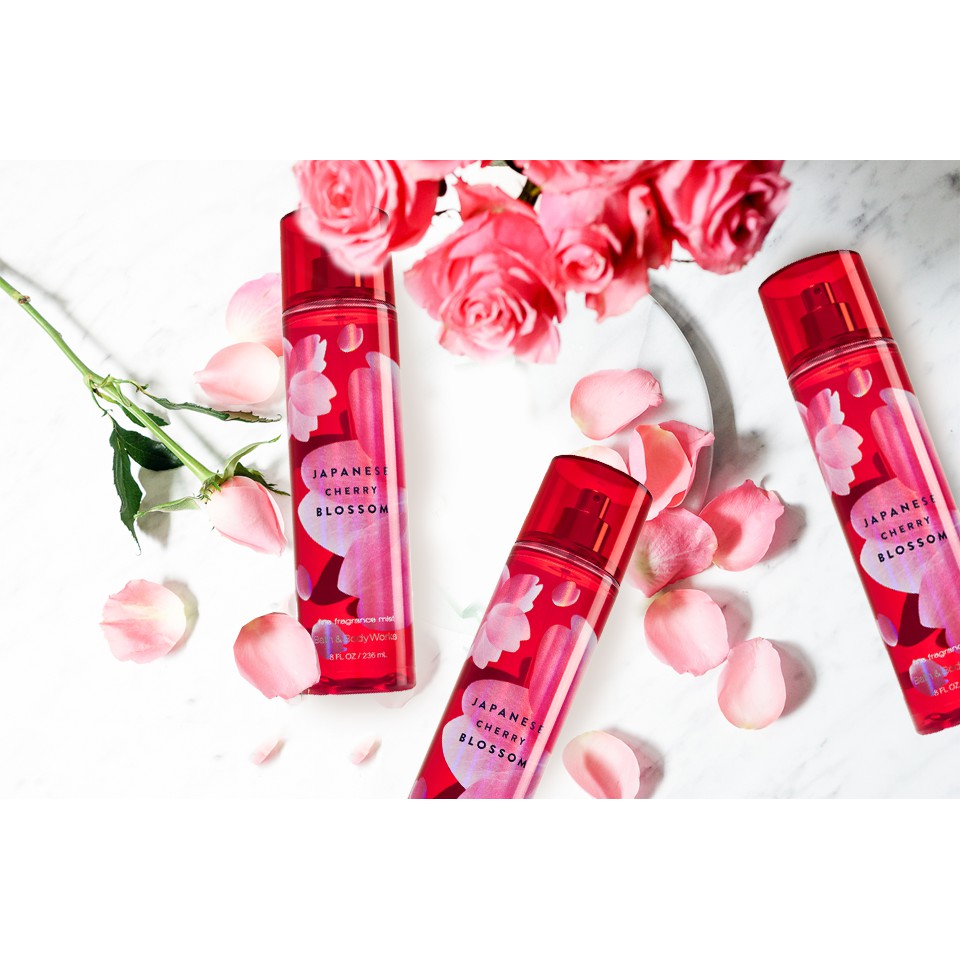 MẪU THỬXịt thơm toàn thân Bath & Body Works Fine Fragrance Mist ...Cherry blossom | Thế Giới Skin Care