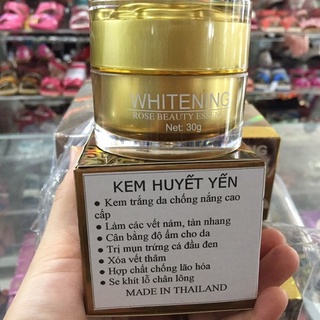 Kem trắng da ngừa nám huyết yến whitening