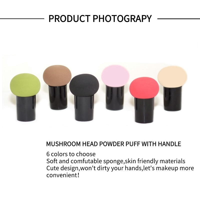 Mút Trang Điểm Hình Nấm Có Thể Sử Dụng Ướt Và Khô