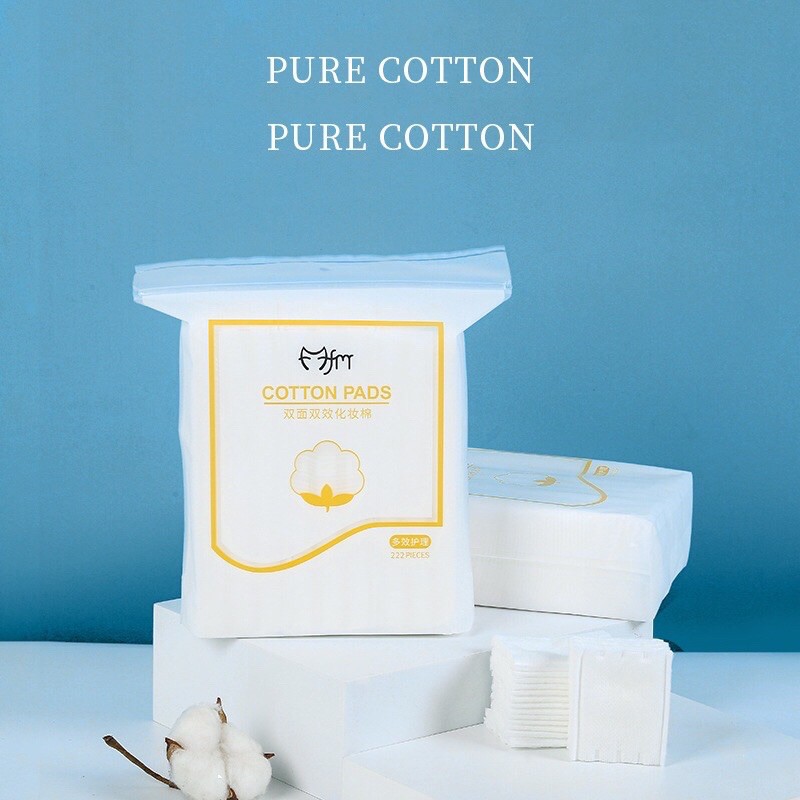 (SẴN) Bông tẩy trang 3 lớp Cotton Pads 222 miếng