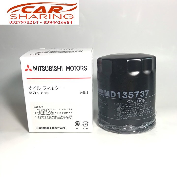 Lọc nhớt Mitsubishi Attrage, Mirrage, Grandis, jolie, zinger, xpander, mirrager, attrage