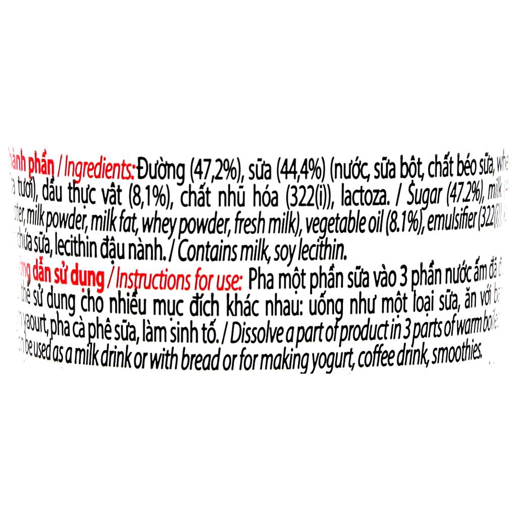 Sữa đặc có đường Ông Thọ dạng tuýp 165g