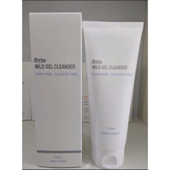 Gel rửa mặt dịu nhẹ thiên nhiên Beta Mild Gel Cleanser Hàn 150ml, dành da khô, da mụn, da nhạy cảm