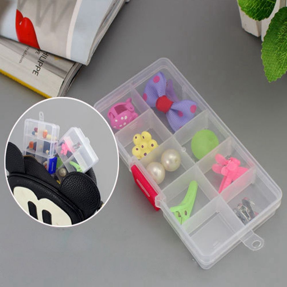 Hộp nhựa trong suốt đựng ốc vít trang sức tiện lợi chất lượng cao nhiều màu lựa chọn