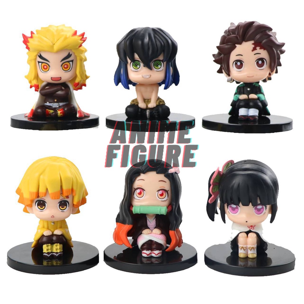 Mô hình Thanh Gươm Diệt Quỷ chibi, Tanjiro - Nezuko - Zenitsu - Inosuke - Kanao - Rengoku