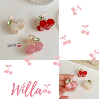 kẹp tóc CHERRY xinh xắn phong cách Hàn Quốc trẻ trung cute kẹp mái kẹp xinh kẹp nhỏ