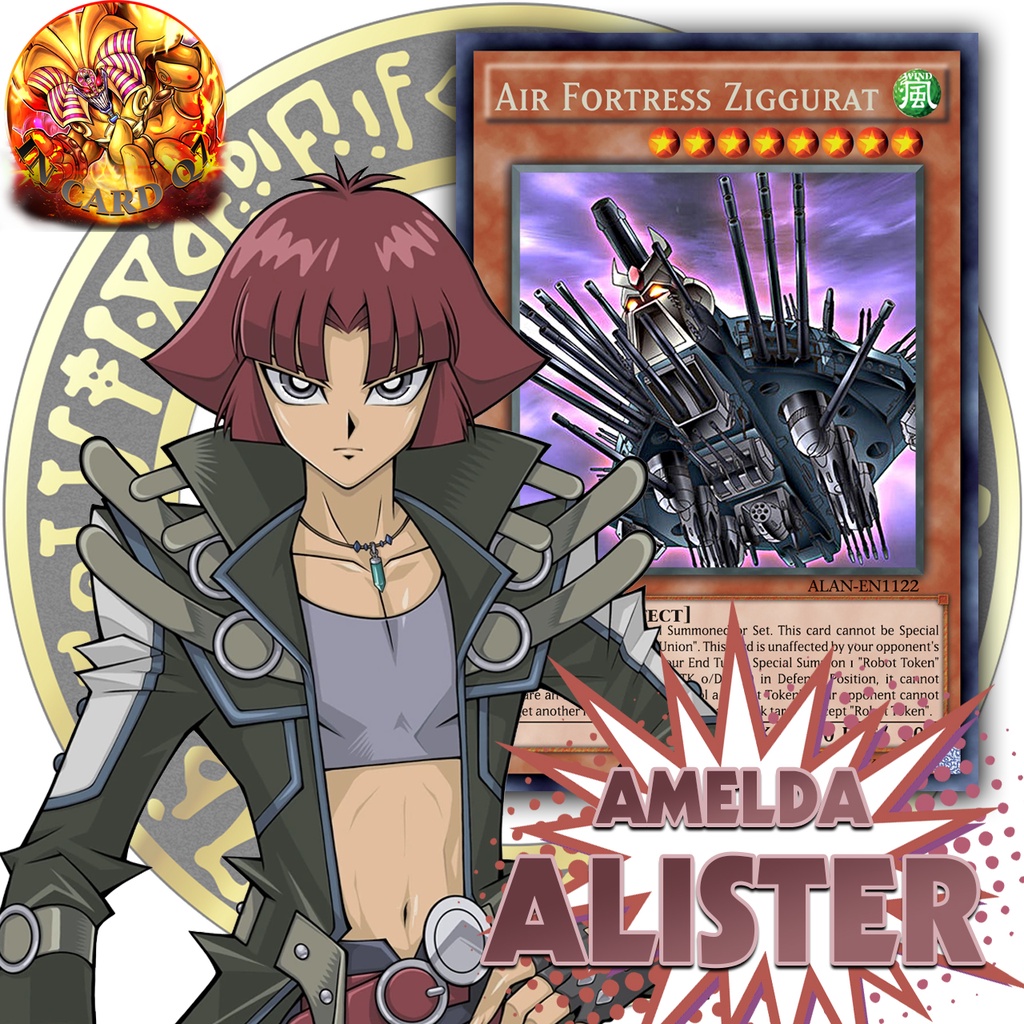 Deck Bài Amelda - Alister Vũ Khí Hủy Diệt (Bài in Yugioh Cán màng Chất Lượng Cao)