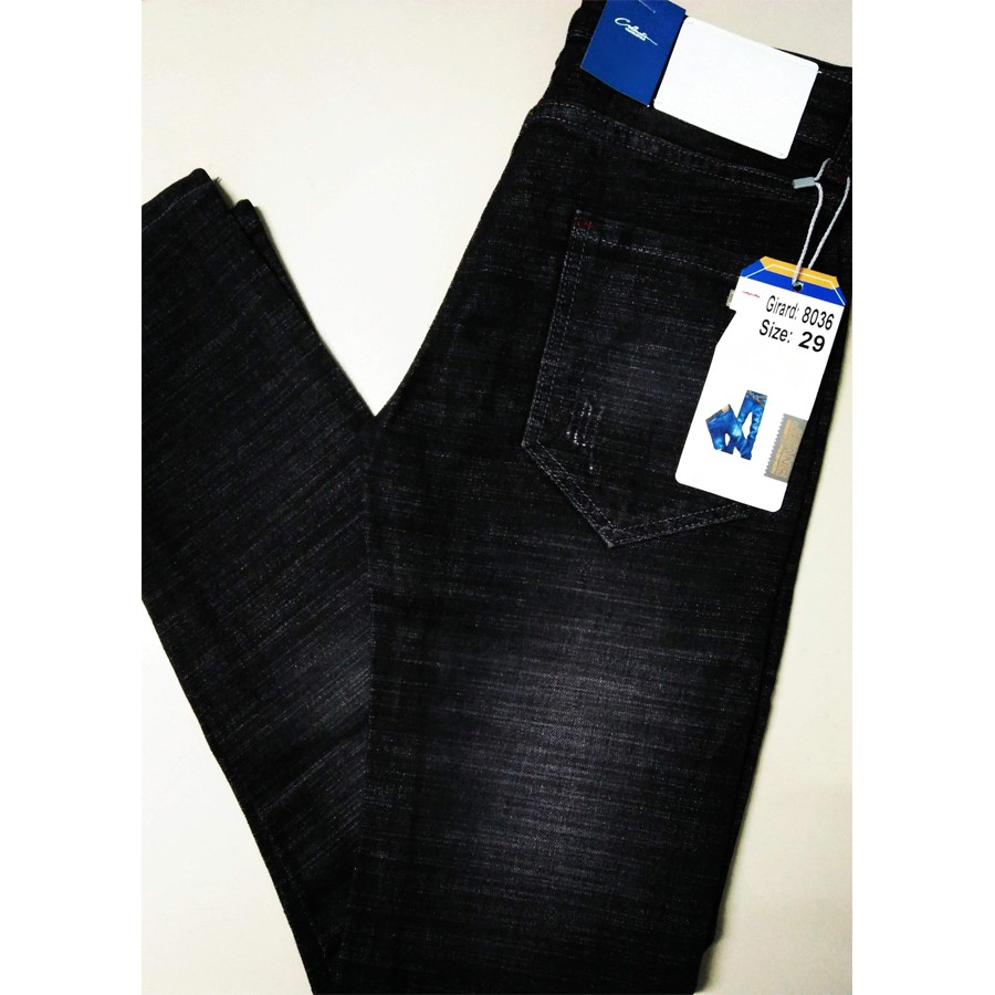 Quần Bò Nam Đen Cào Nhẹ Chất Jean Đẹp Phong Cách Thời Trang Hàn Quốc