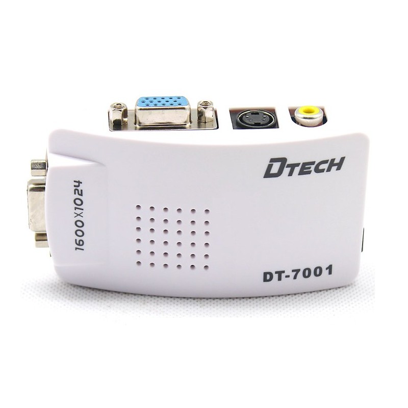 Bộ chuyển đổi VGA sang Svideo và AV Dtech DT-7001 | BigBuy360 - bigbuy360.vn