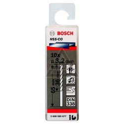 Mũi khoan Inox Bosch. HSS-Co D3.2x36x65mm 2608585877