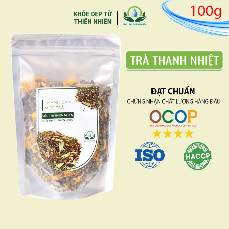 Trà thanh nhiệt giải độc Mộc Sắc 100g - Thanh can mộc trà