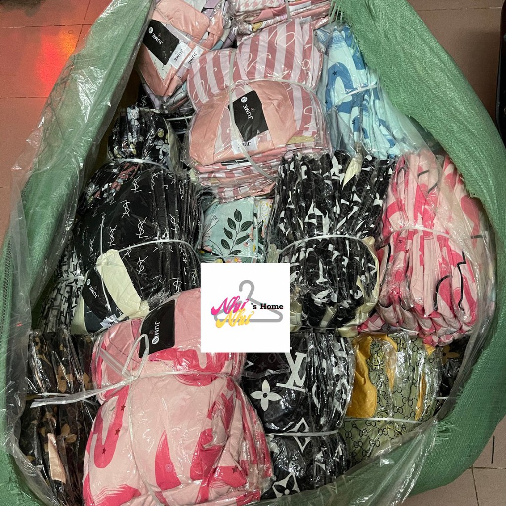 [ VẢI ĐẸP] Pijama Lụa Mango Tay Ngắn Quần Dài Cổ Sen Mẫu Mới | BigBuy360 - bigbuy360.vn