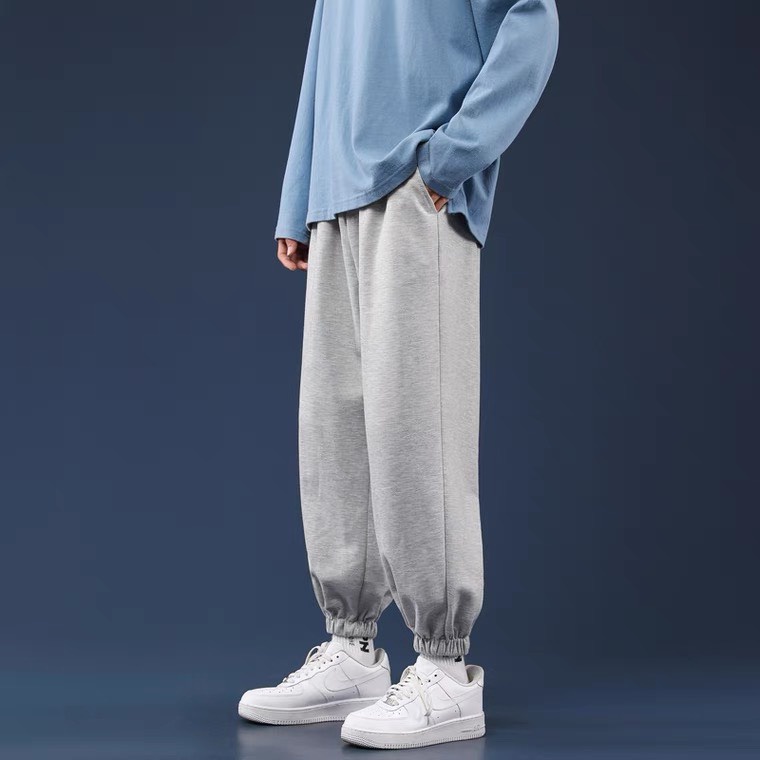 Quần Jogger bo chun dưới gấu ống rộng - Nice Clothes Q1, chất nỉ da cá