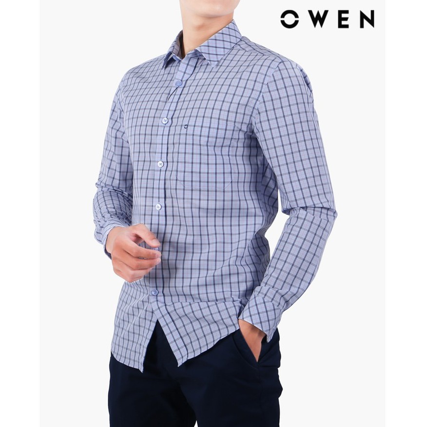 Áo Sơ mi dài tay OWEN Regularfit - AR22700DT