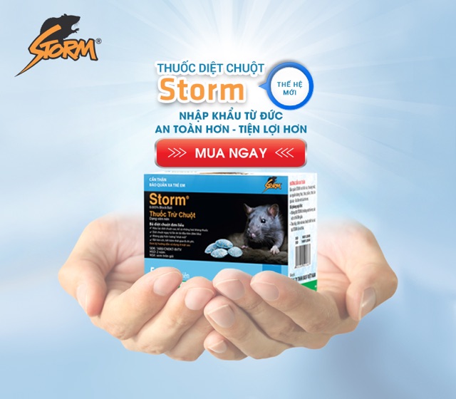 Thuốc Diệt Chuột STORM (gói 4 viên)