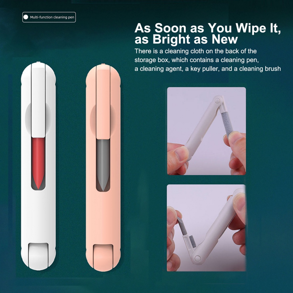 Bút Vệ Sinh Bàn Phím Máy Tính / Tai Nghe Airpod Đa Năng 7 Trong 1 Điện Thoại